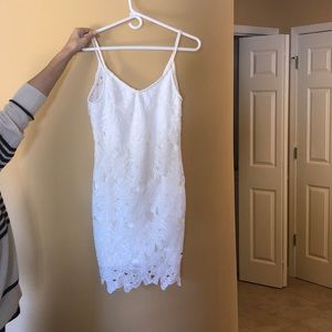 Gab Kate White Lace Dress